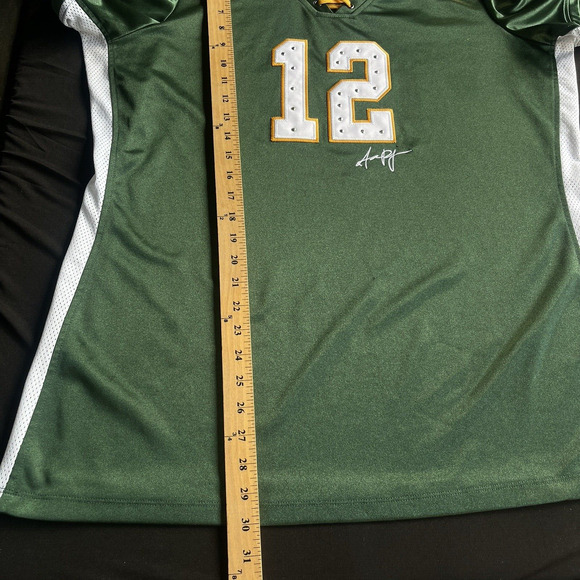 NFL Green Bay Packers Jersey Top Womens Extra Large XL Aaron Rodgers Embroidered - Picture 9 of 9